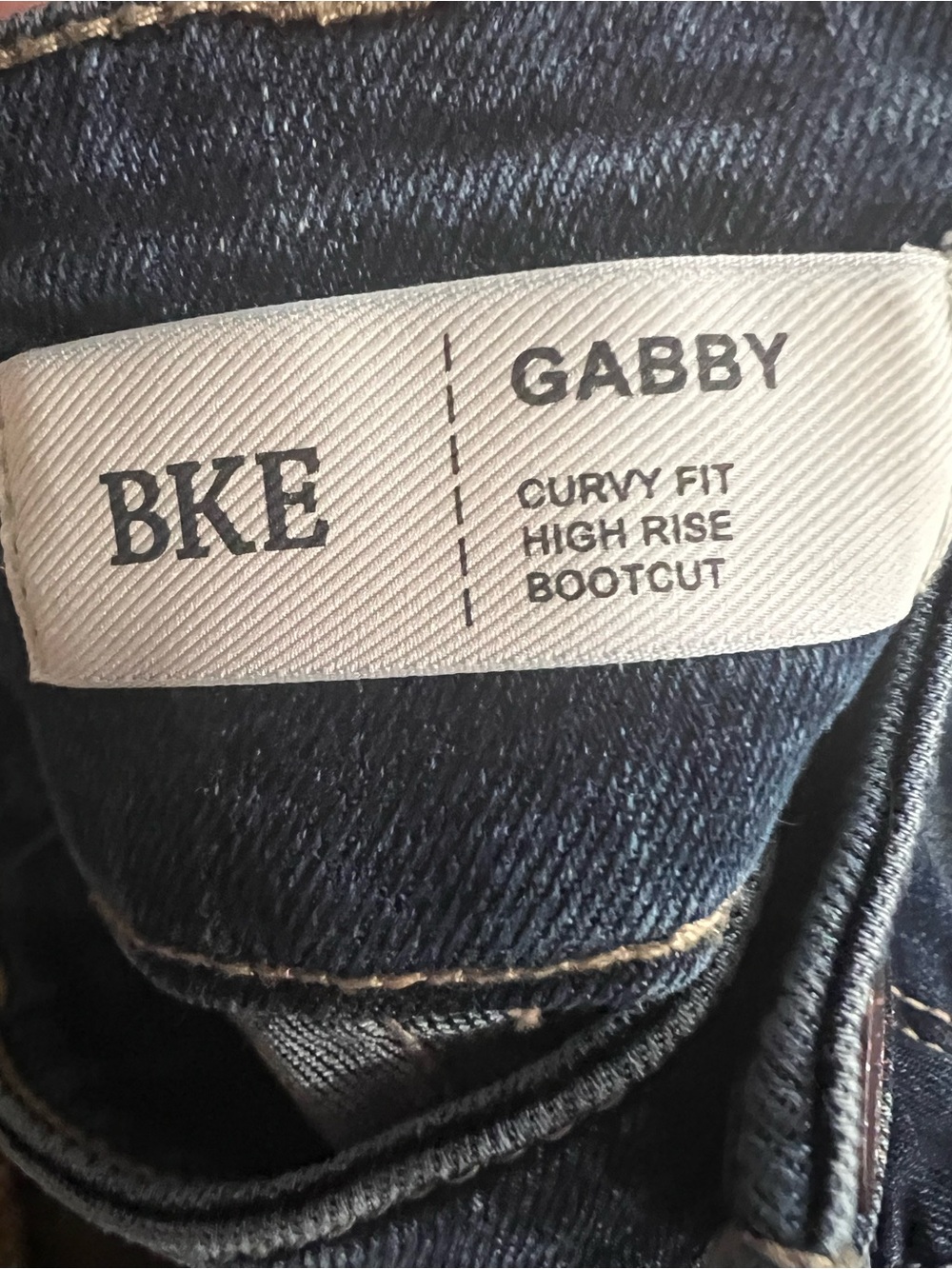 BKE by Buckle Gabby Jeans High Rise Curvy Fit Bootcut Jeans Western Size 30x31.5 - Picture 5 of 5